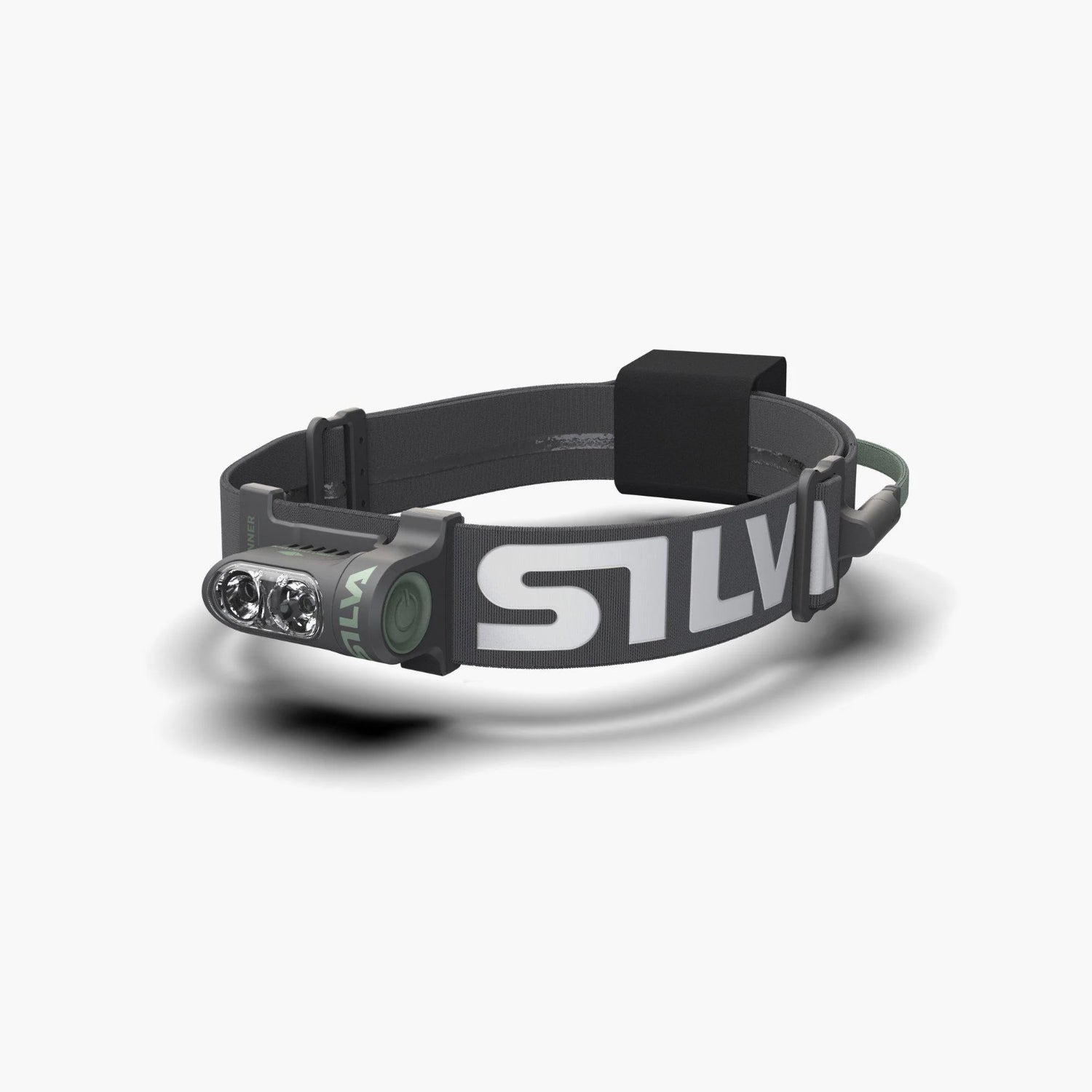 Headlamp with 'STILVI' branding on a white background