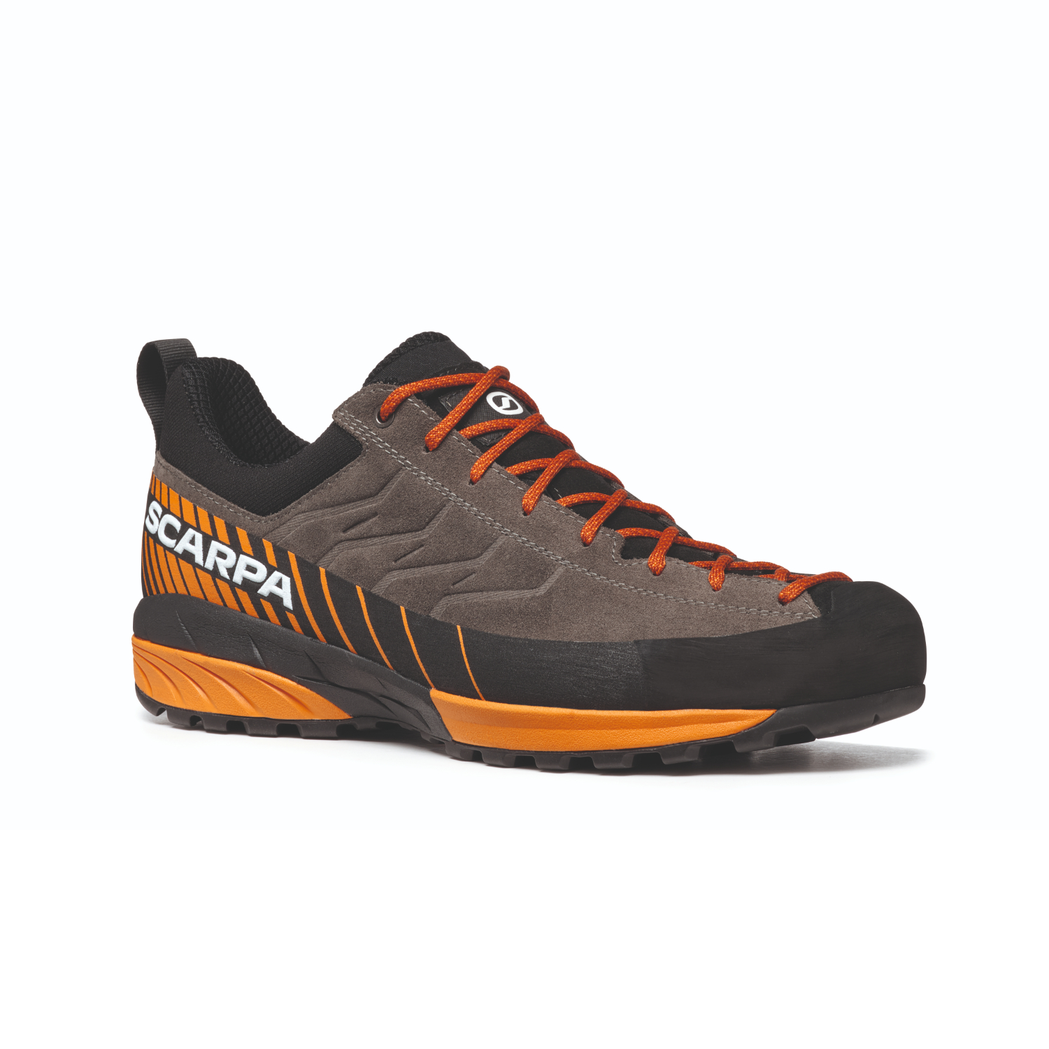 Scarpa Mescalito titanium/mango side view