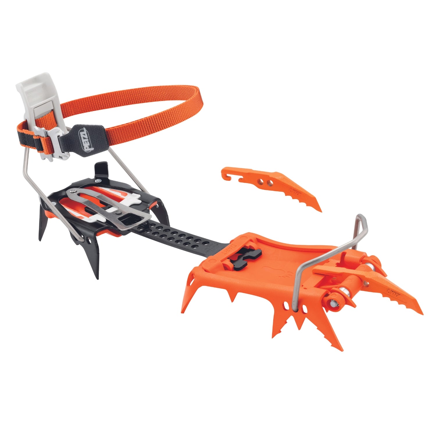 Petzl Dart Crampon in orange and black