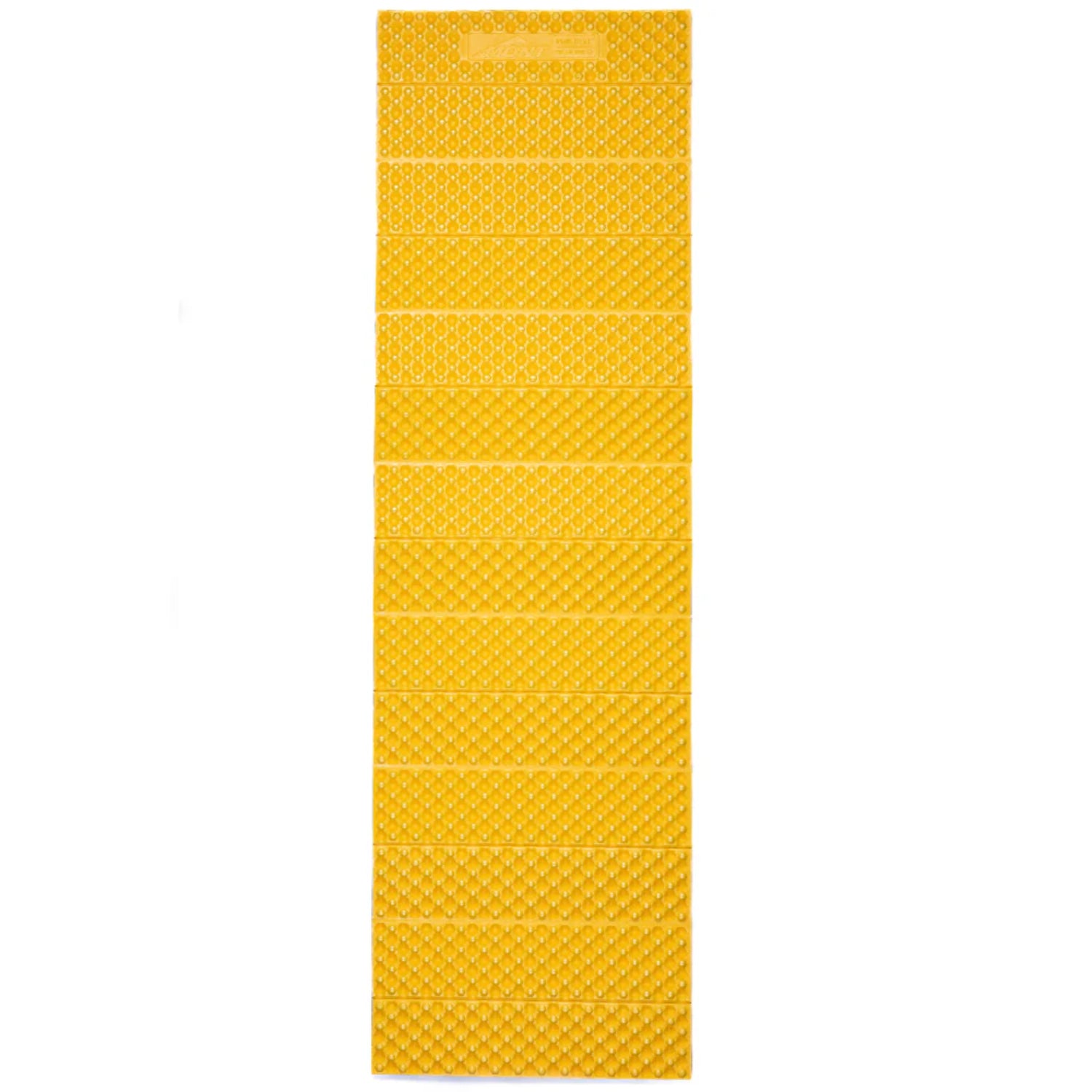 Yellow textured mat on a white background