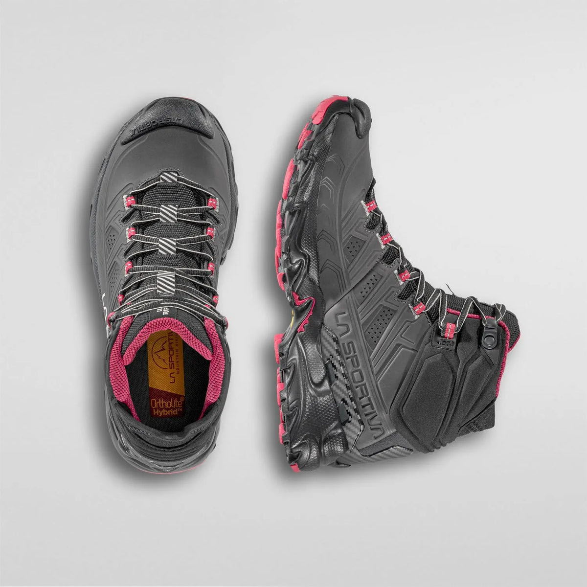 La Sportiva Ultra Raptor II Mid Leather GTX - Womens - Carbon/Gravel - EU 38 (Sample)