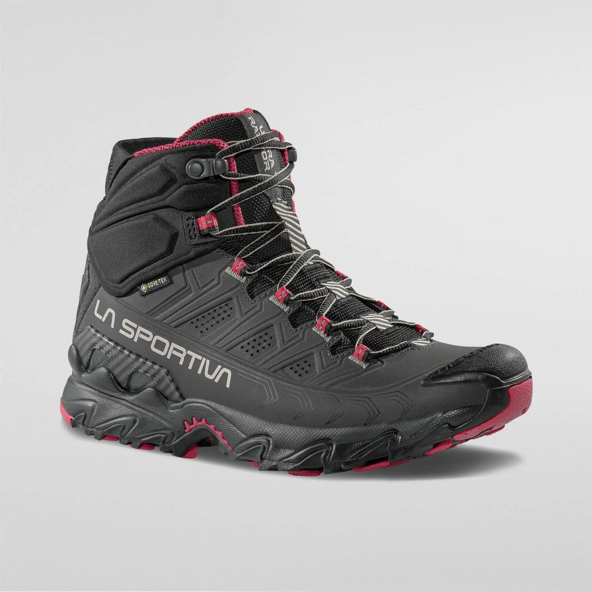 La Sportiva Ultra Raptor II Mid Leather GTX - Womens - Carbon/Gravel - EU 38 (Sample)