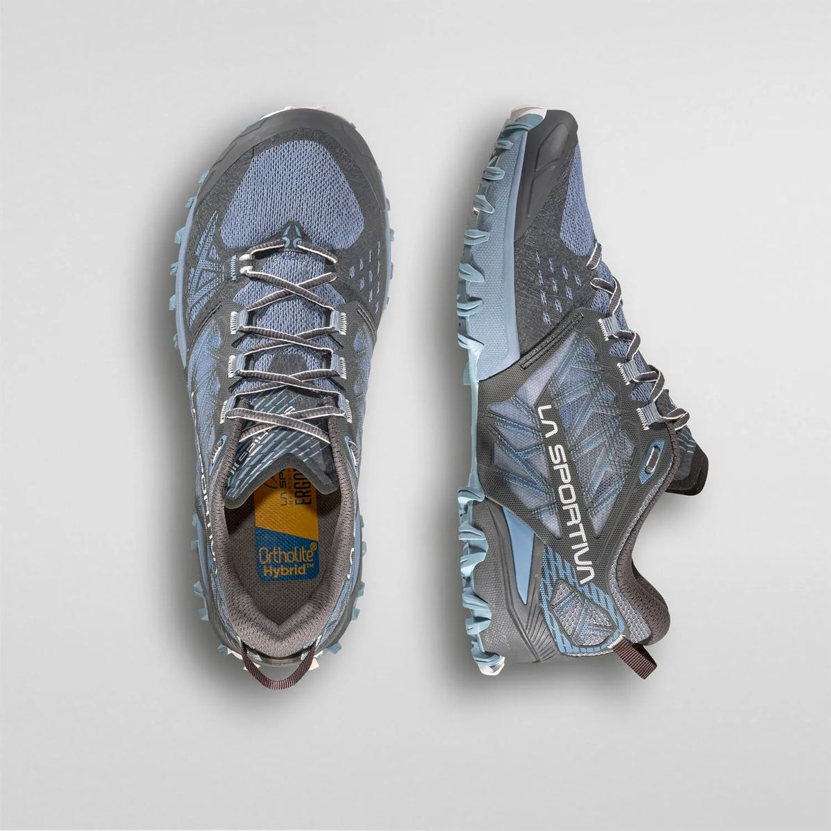 La Sportiva Bushido III Wide - Womens - Carbon/Limestone - EU 38 (Sample)