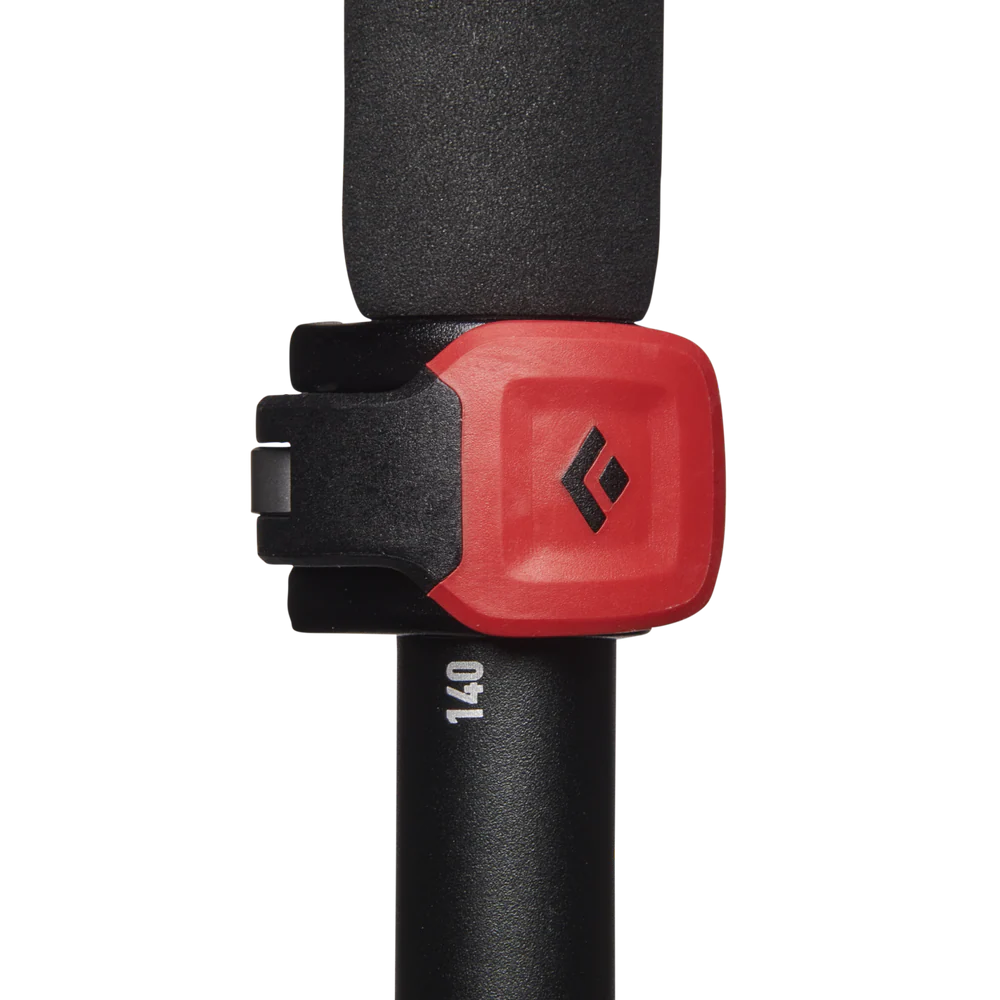 Black Diamond Pursuit FLZ Trekking Poles in black-octane