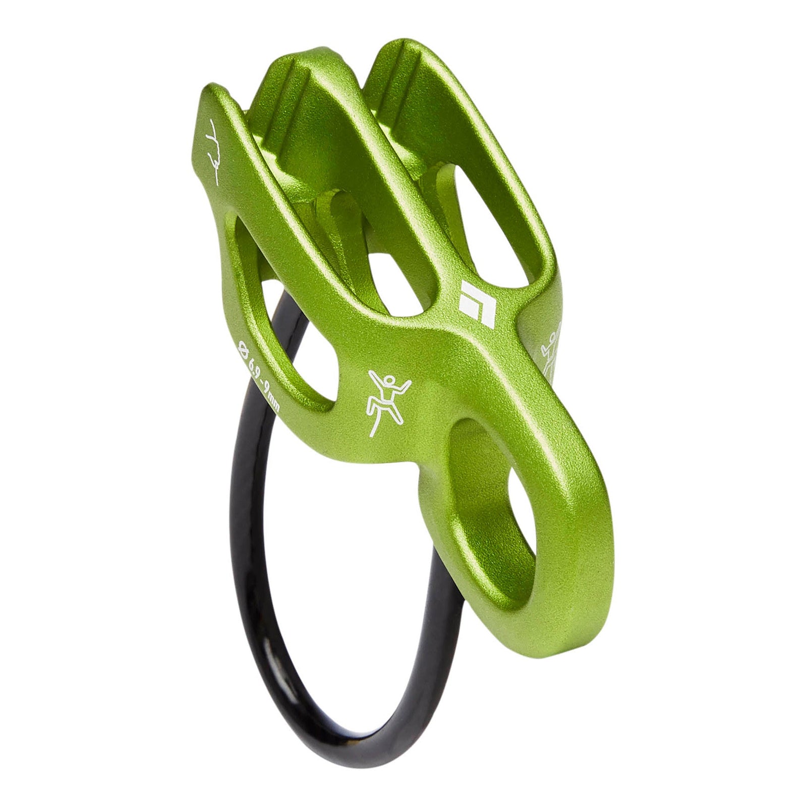 Black Diamond ATC Alpine Guide belay device, in green colour