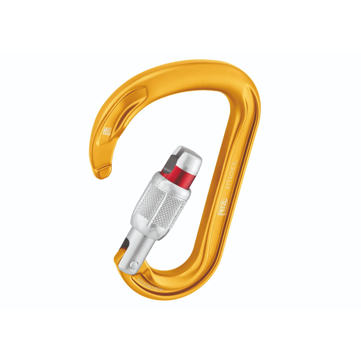 Petzl Attache Screw Lock Carabiner Yellow