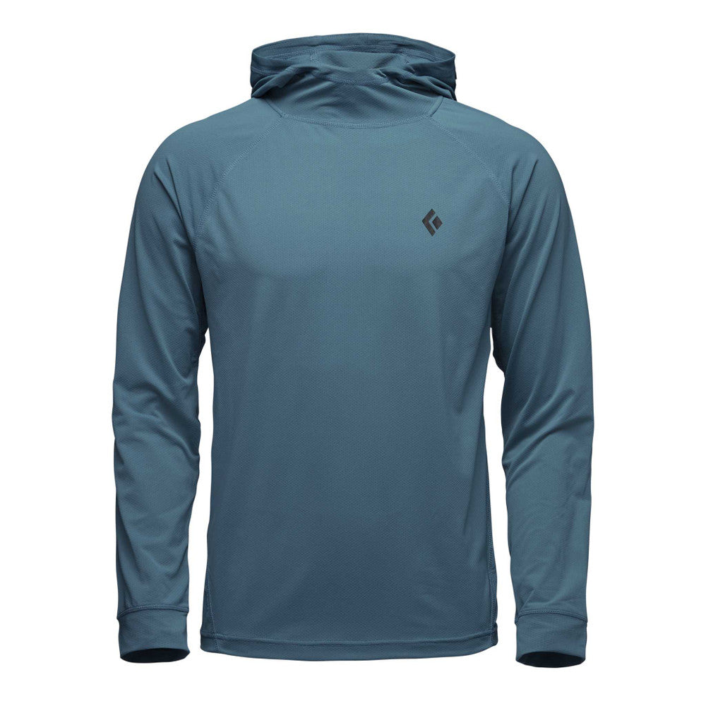 Black Diamond Alpenglow mens Hoody in creek blue