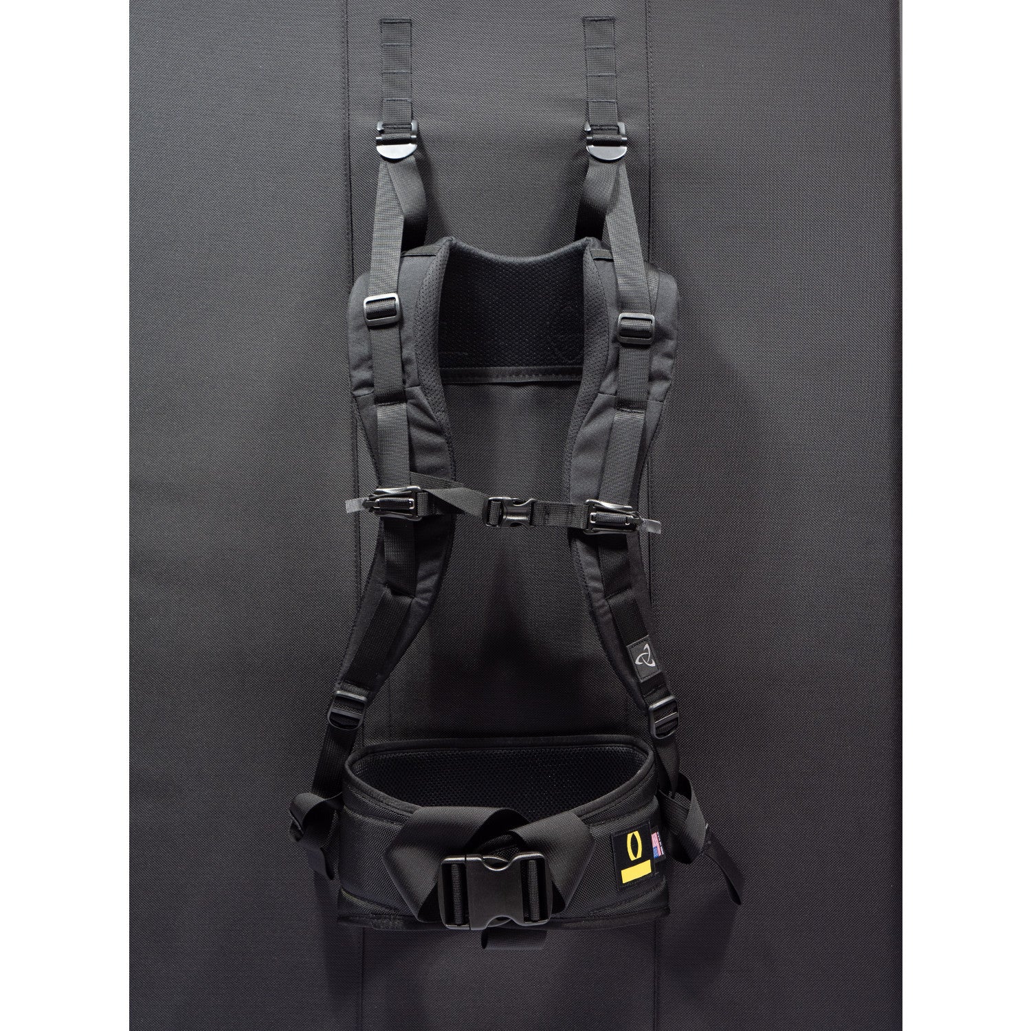 Organic Full Pad, bouldering crash pad shown laid flat in multi-colours