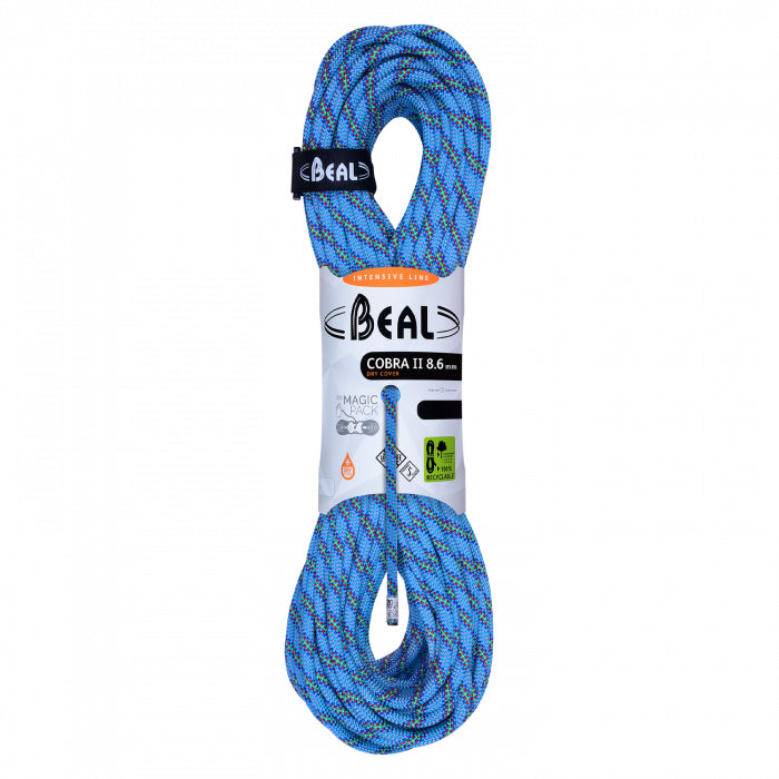 Beal Cobra II Unicore Dry Cover 8.6mm, Blue