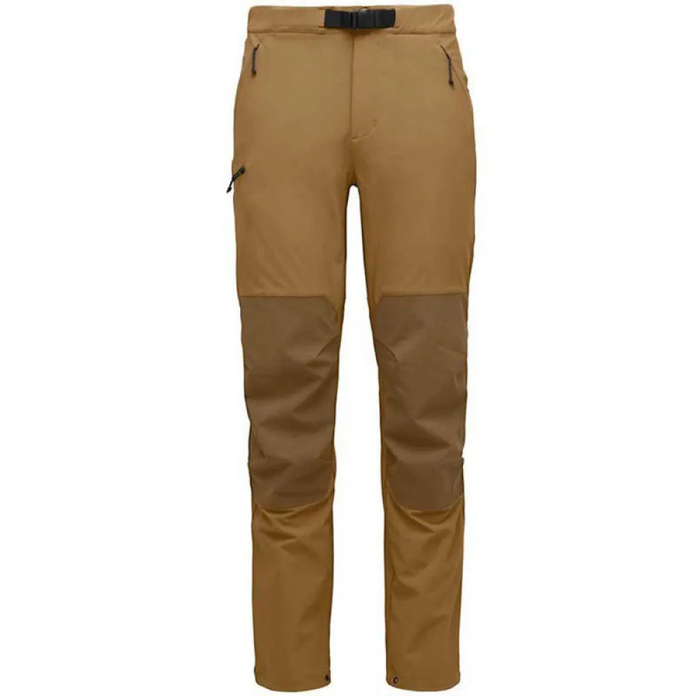 Black Diamond W ALPINE HYBRID PANTS Sample - Size 6  - Flax-Dark Curry