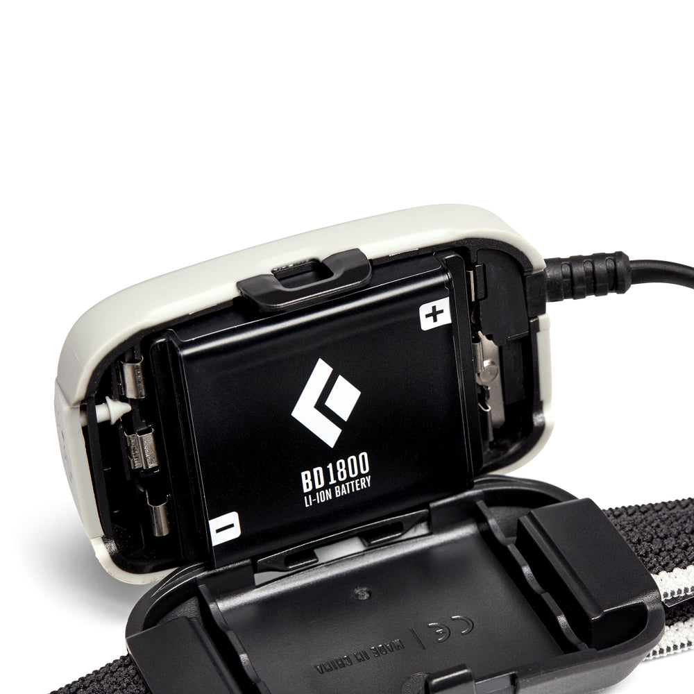 Black Diamond BD1800 Battery & Charger, Battery in-situ
