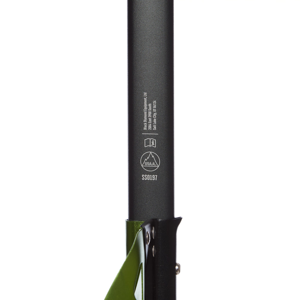 Black Diamond Transfer LT Shovel, Shaft Detail
