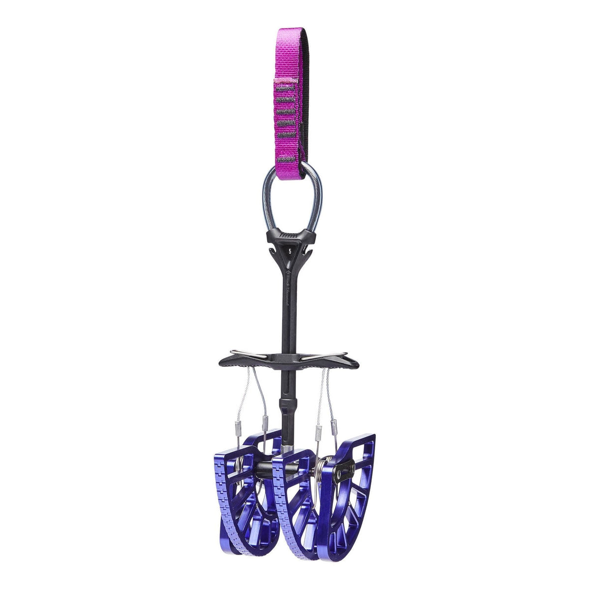 Black Diamond Camalot C4 climbing cam, Size 5 Purple