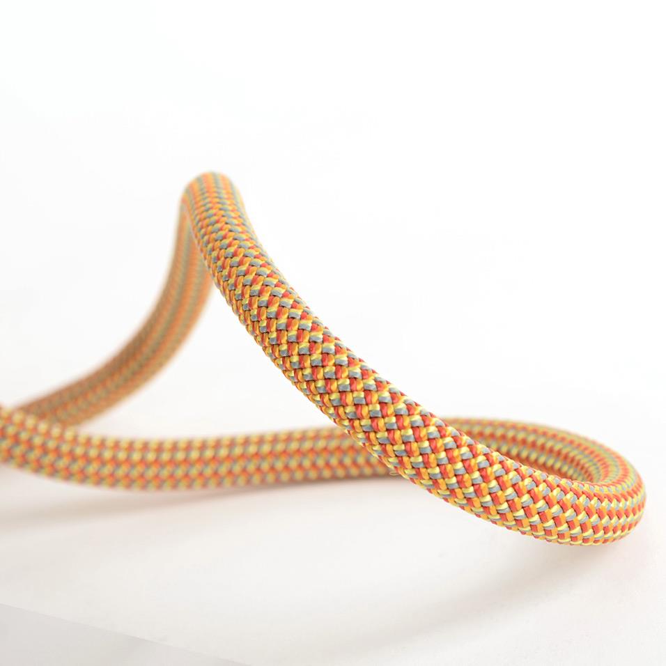 DMM Super Big Jim 10.5mm, climbing rope shown in orange colour