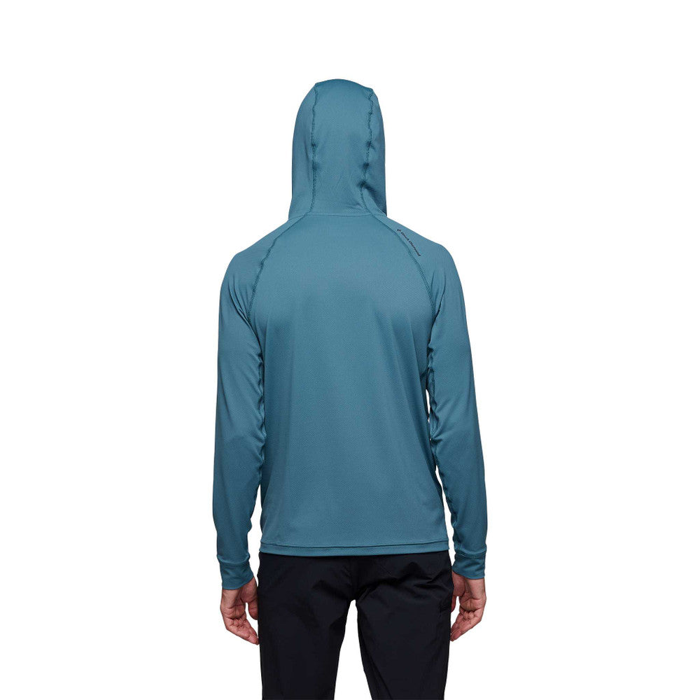 Black Diamond Alpenglow mens Hoody in creek blue