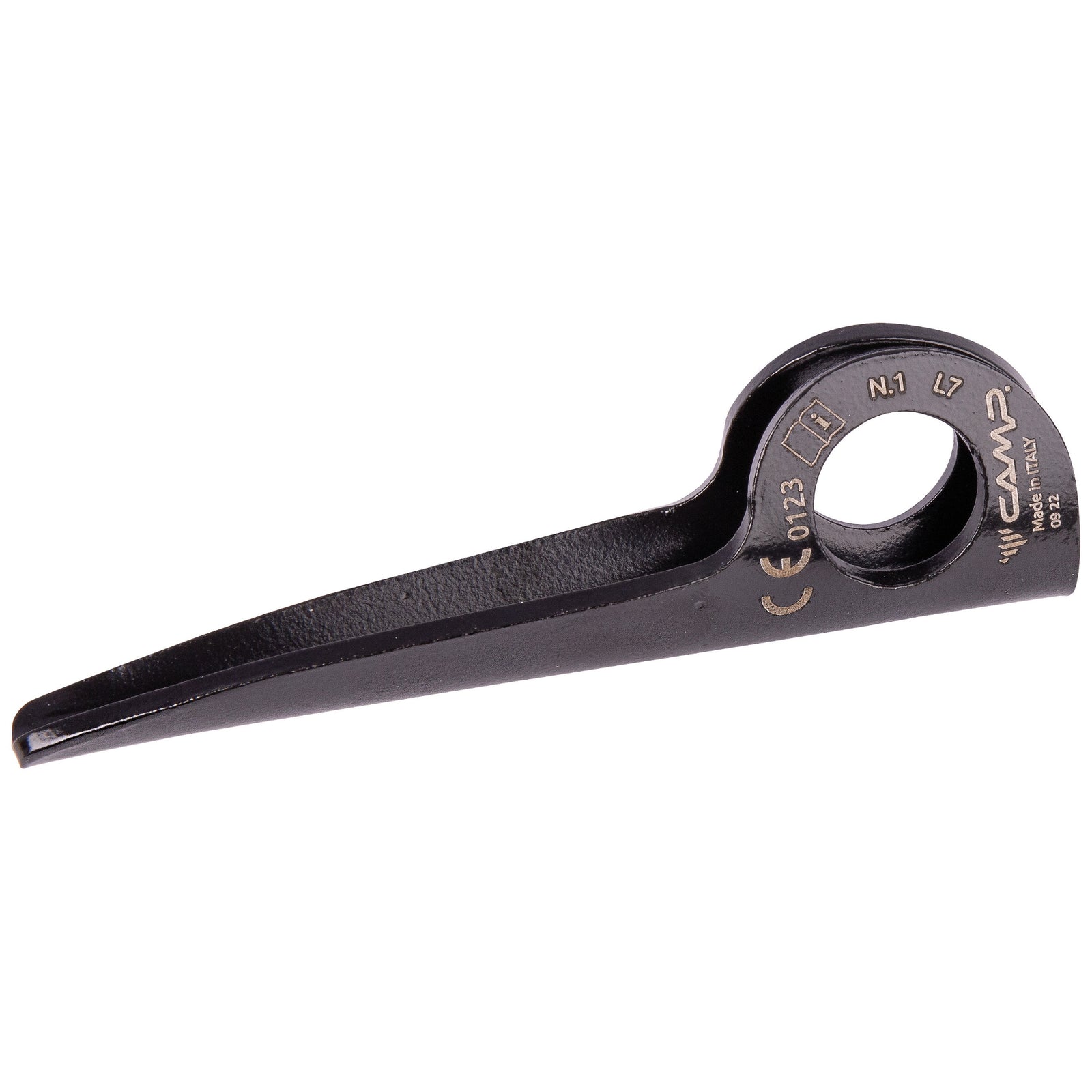 Camp Corner climbing Pitons, all four sizes in the range shown side by side