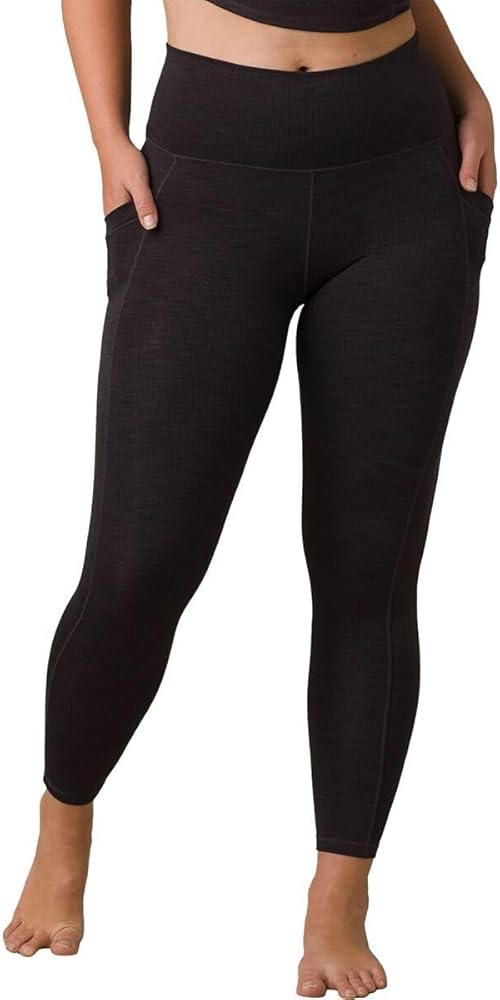 Prana BECKSA 7/8 LEGGING  Womens -  S  - Black Heather