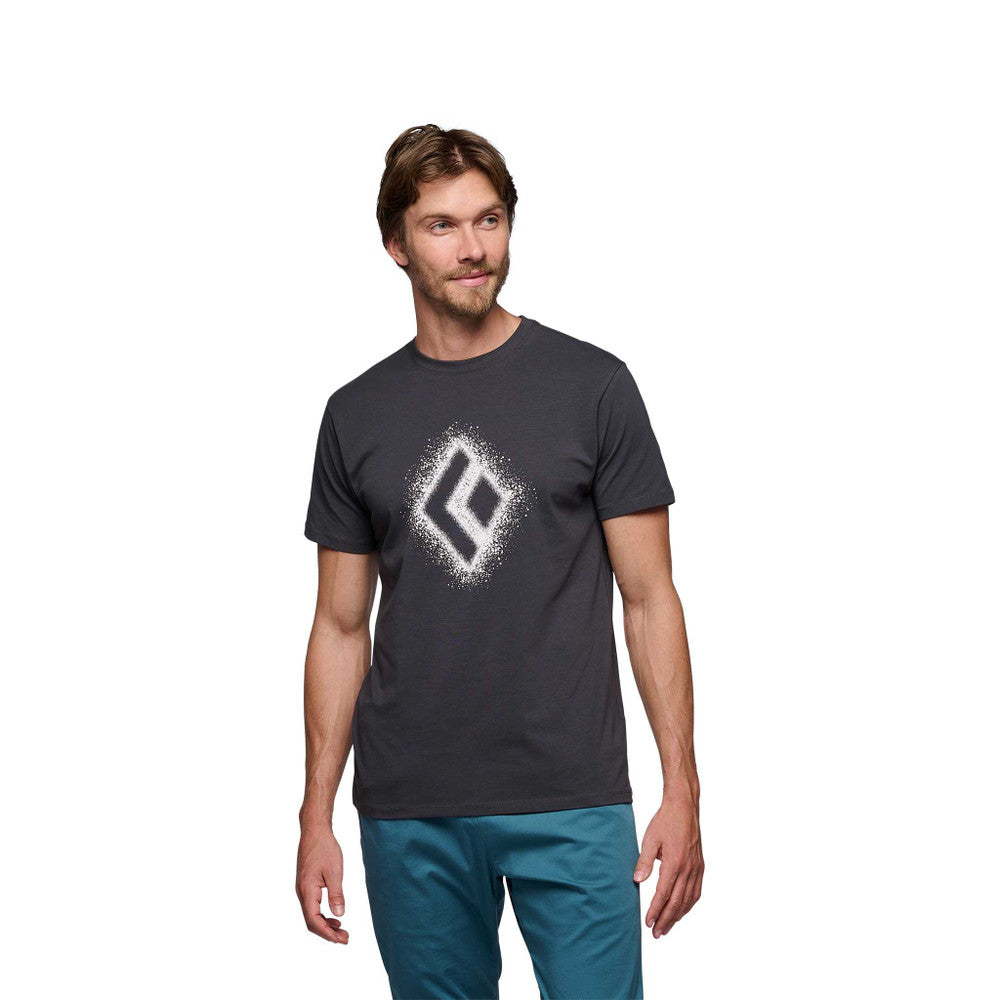Black Diamond Chalked Up 2.0 Tee - Men&#39;s in charcoal