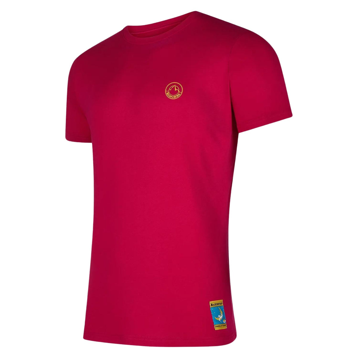 La Sportiva Climbing on the Moon T-Shirt Fuschia/Yellow