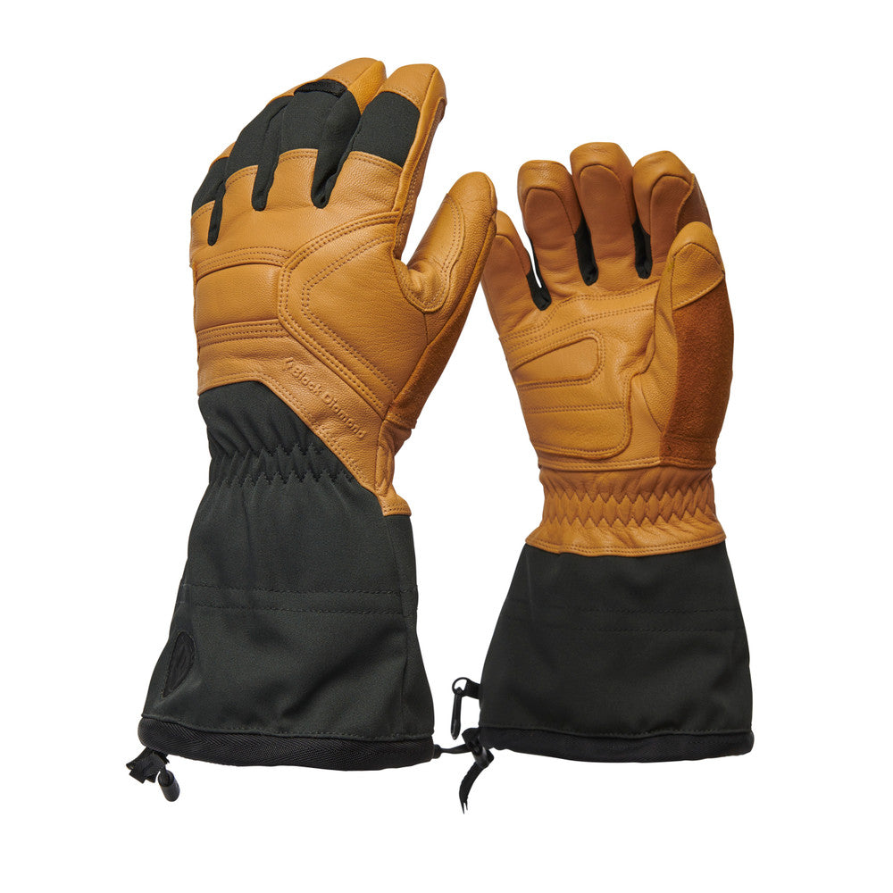 Black Diamond Guide Gloves in beeswax