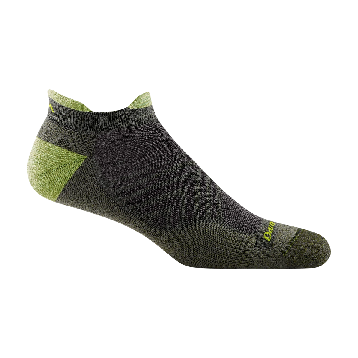 Darn Tough Mens Run No Show Tab Ultra- Cushioned Lightweight Running Sock