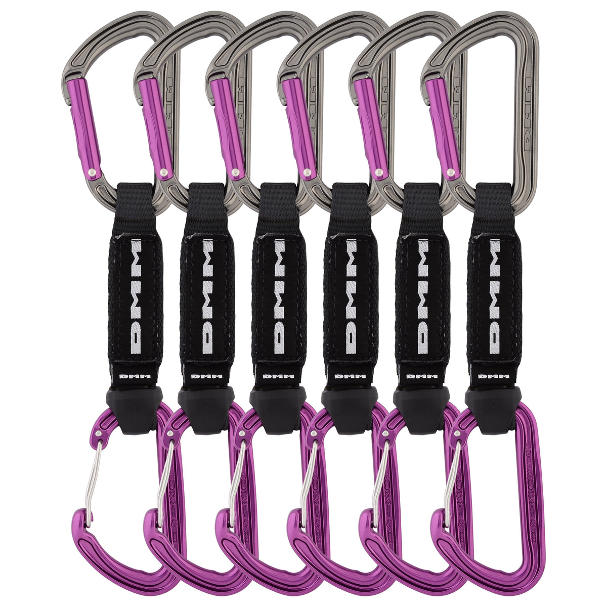 DMM Shadow Spectre Hybrid Quickdraw Packs, Purple 12cm