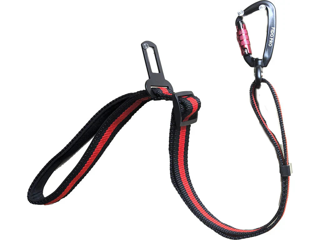 Fido Pro Dog Seat Belt - Size 1 Size - Black
