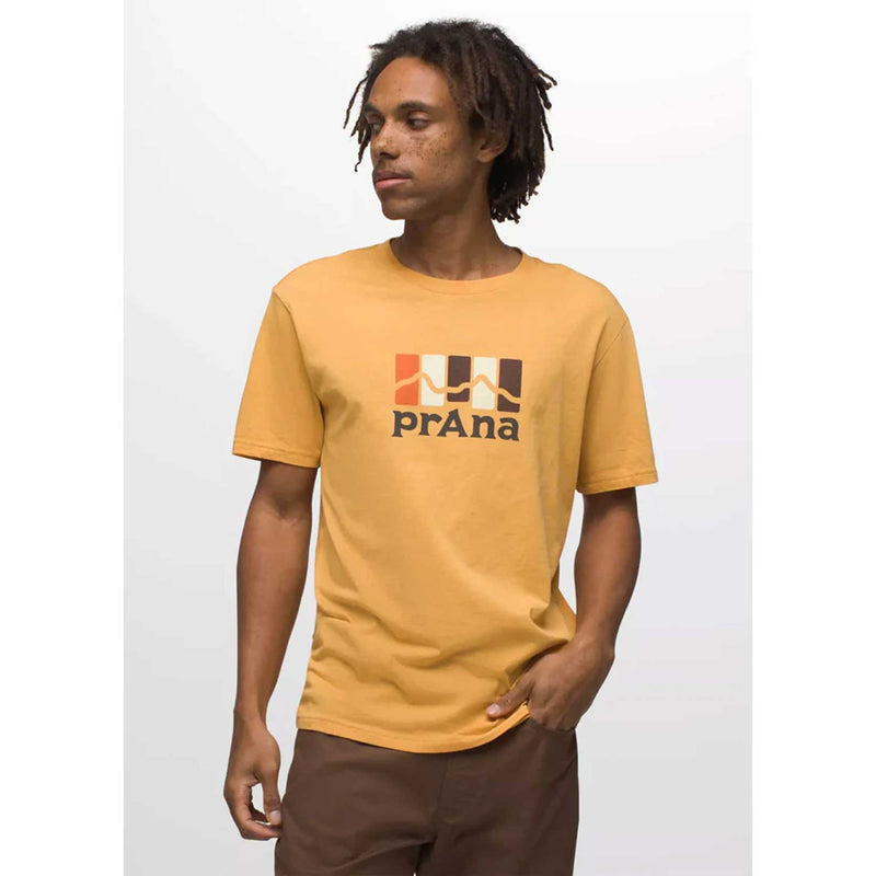 Prana Mountain Light SS Tee Mens - Size XL - Sunray Heather