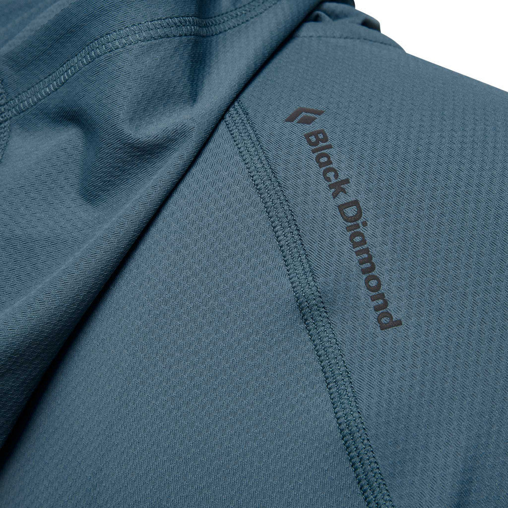Black Diamond Alpenglow mens Hoody in creek blue