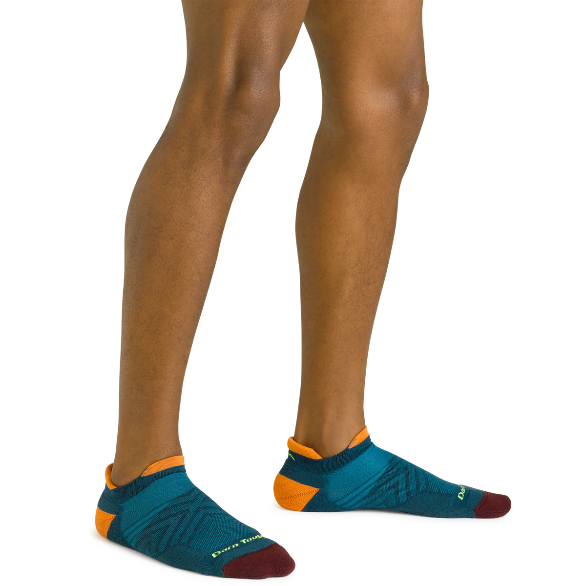 Darn Tough Mens Run No Show Tab Ultra- Cushioned Lightweight Running Sock
