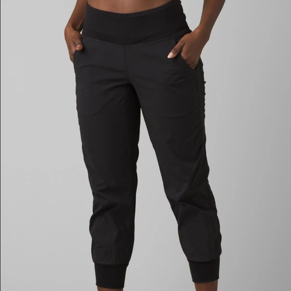 Prana SUMMIT JOGGER WOMENS - Size Small - Solid Black