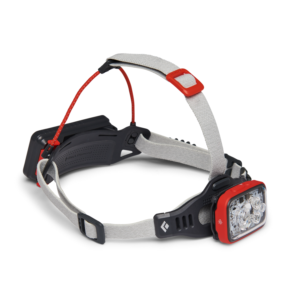 Black Diamond Distance 1500 Headlamp in octane colour with white head band