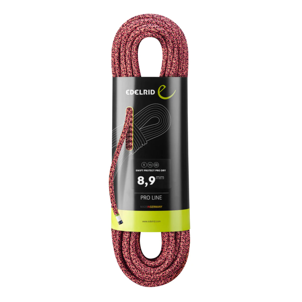 Edelrid Swift Protect Pro Dry 8.9mm x 50m, night/green