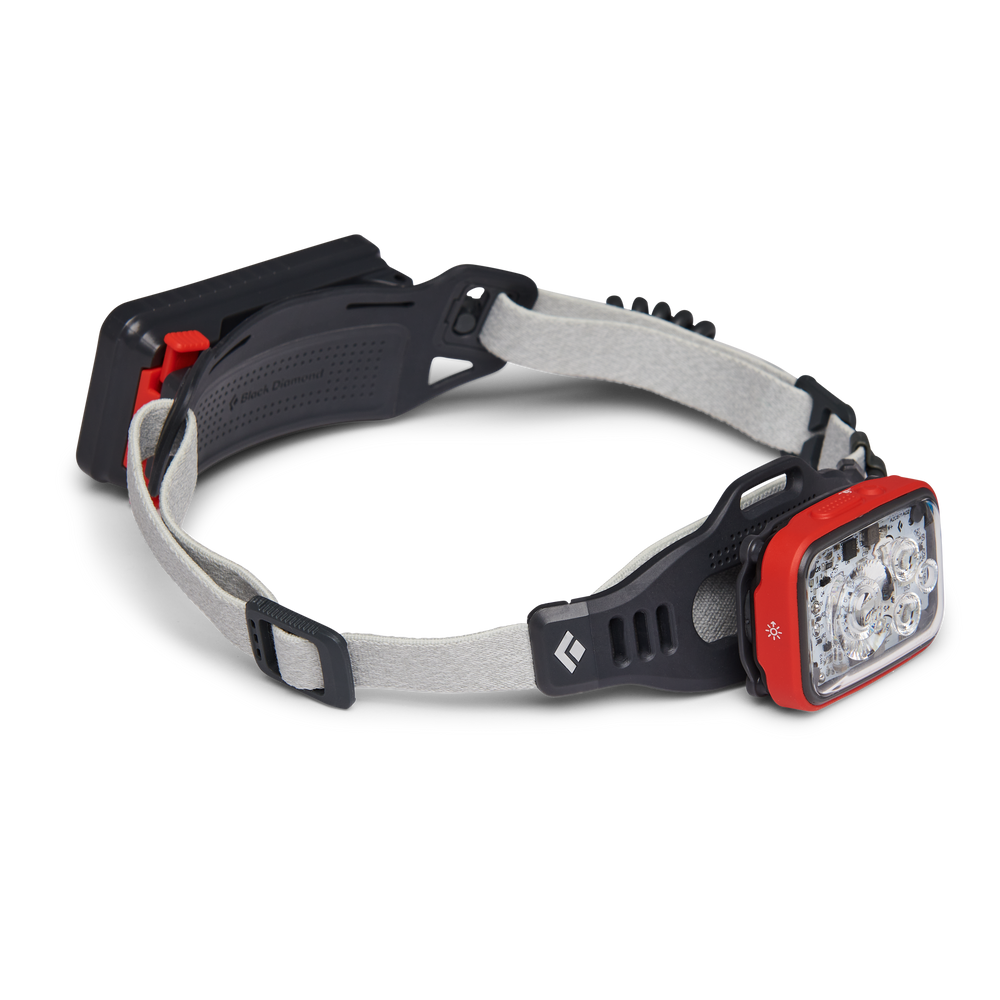 Black Diamond Distance 1500 Headlamp in octane colour with white head band