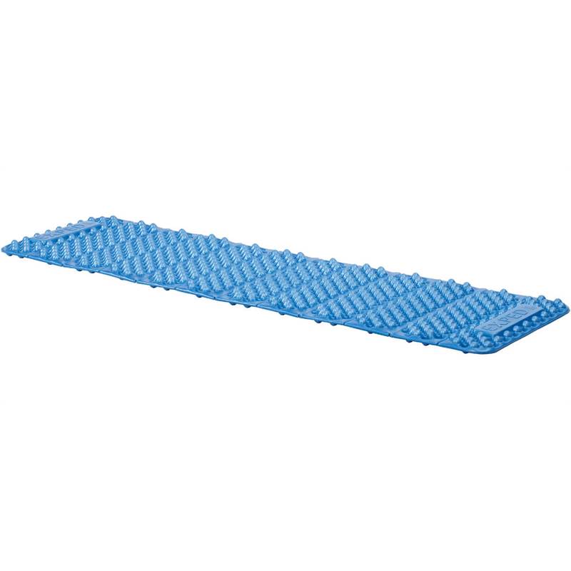 Exped FlexMat Plus sleeping mat in blue, shown folded