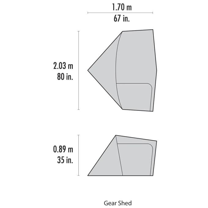 MSR  Hubba Gear Shed (outlet)