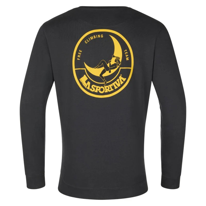 La Sportiva Climbing on the Moon Sweatshirt - Men's - Carbon