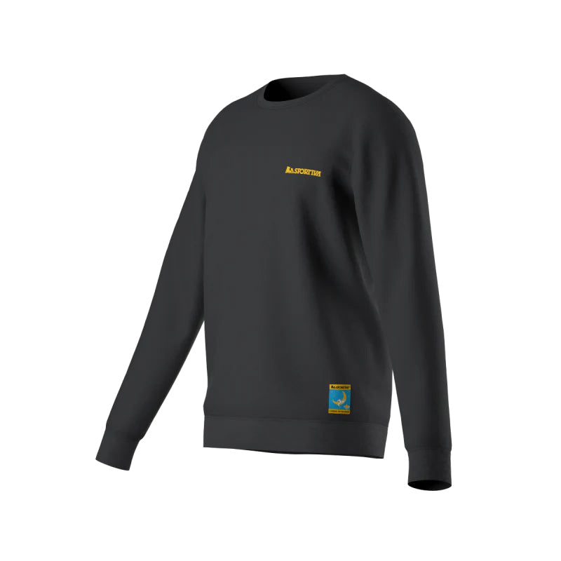 La Sportiva Climbing on the Moon Sweatshirt - Men's - Carbon