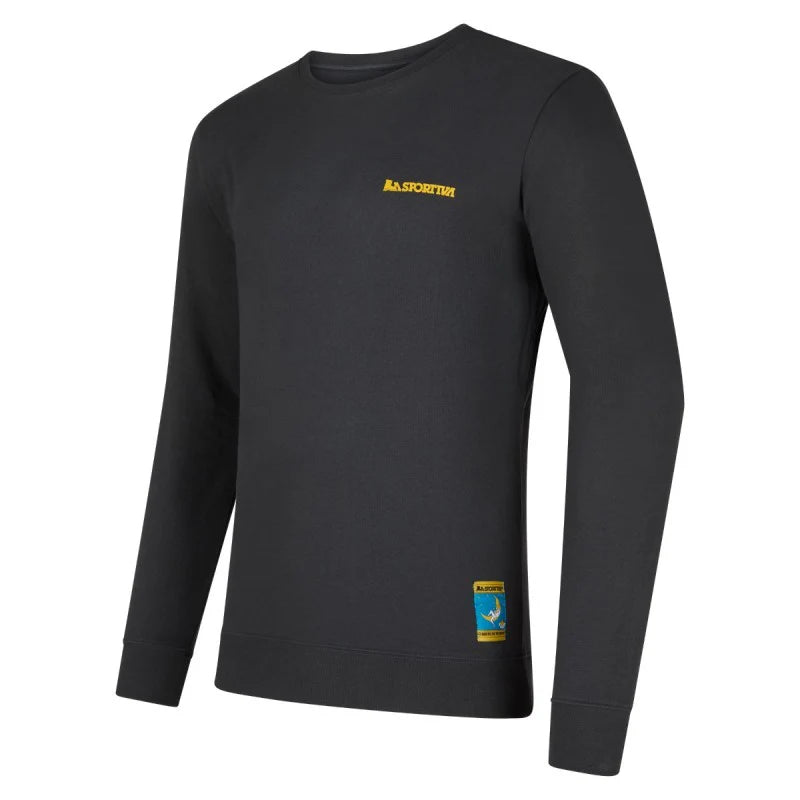 La Sportiva Climbing on the Moon Sweatshirt - Men's - Carbon