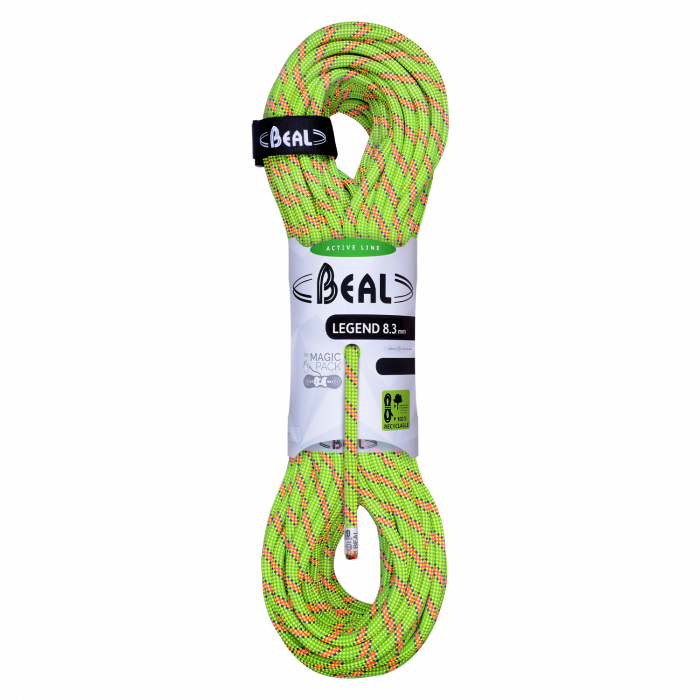 Beal Legend 8.3mm climbing rope in pink