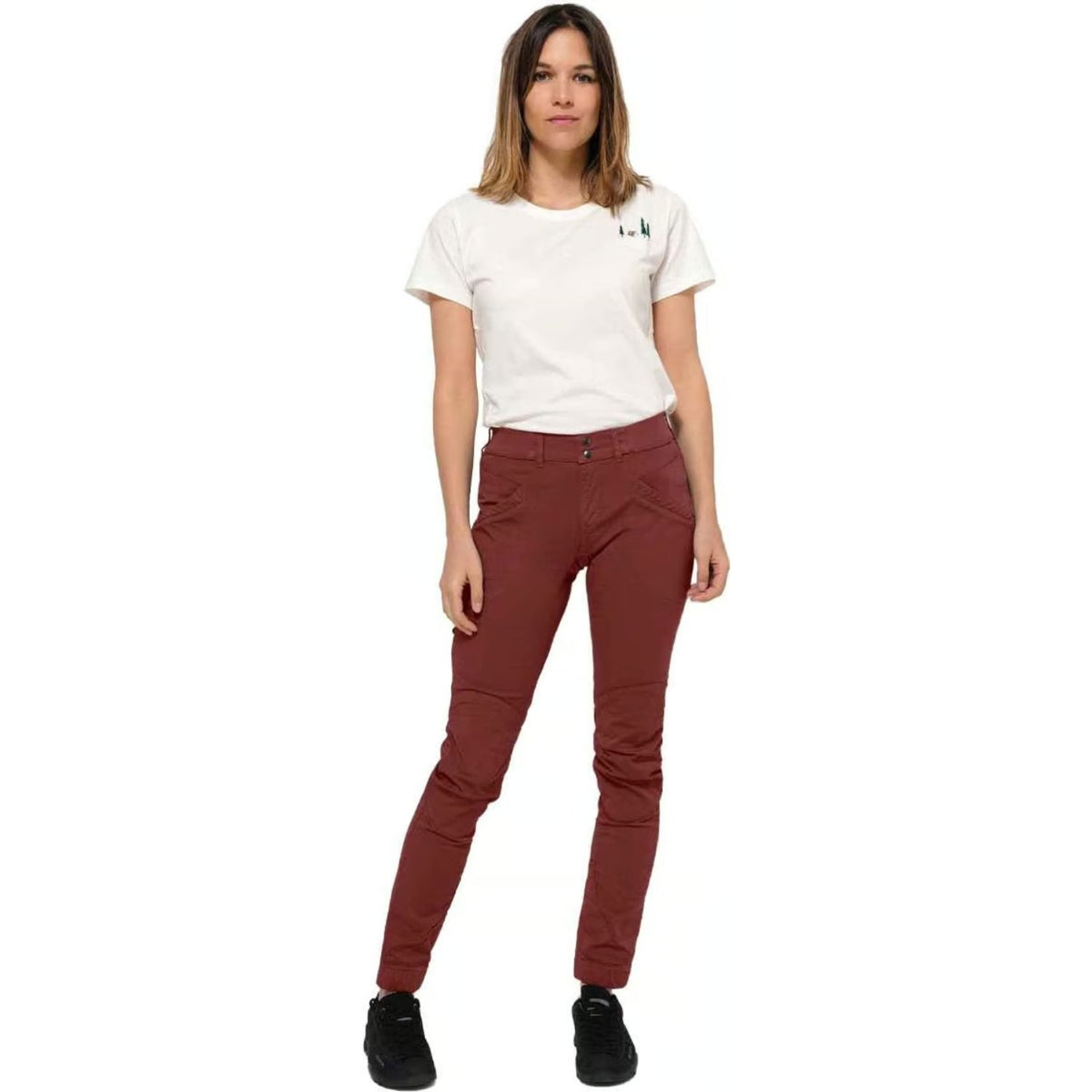 Looking For Wild Laila Peak Pant Womens - Size M - Madder Brown