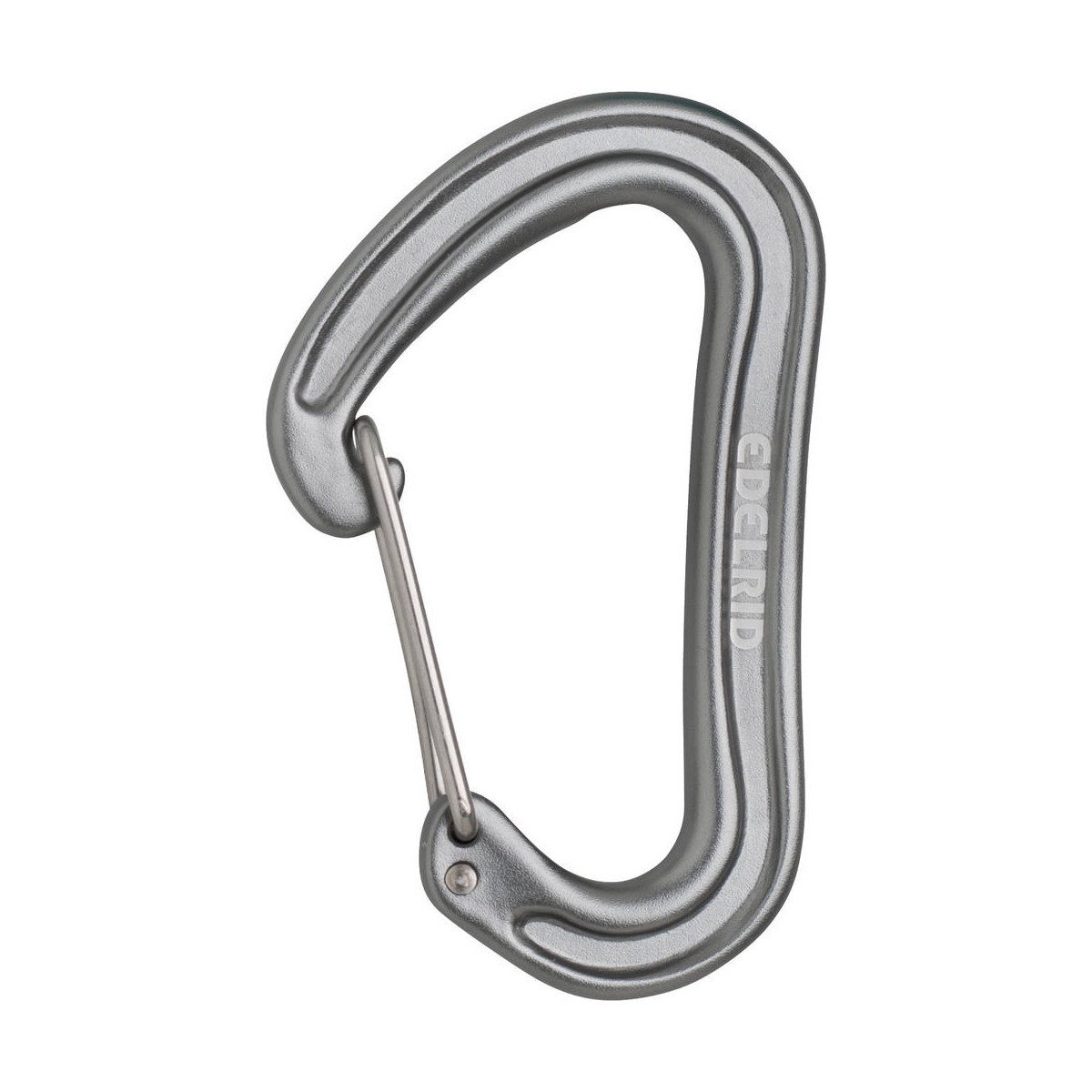 Edelrid Nineteen G 18cm Quickdraw, with white/black sling and silver/blue carabiners