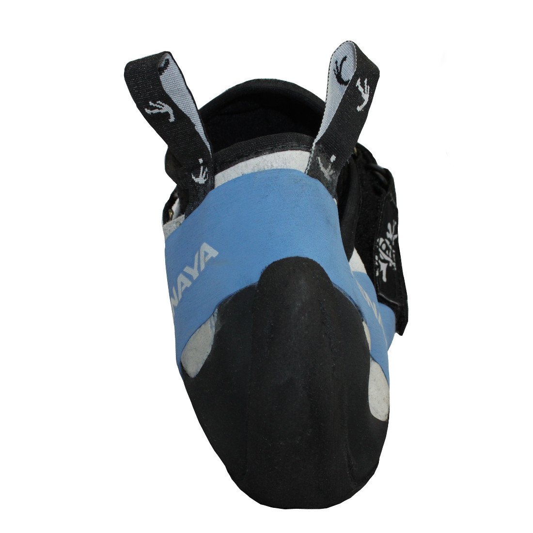Tenaya Oasi climbing shoe, rear view showing the heel
