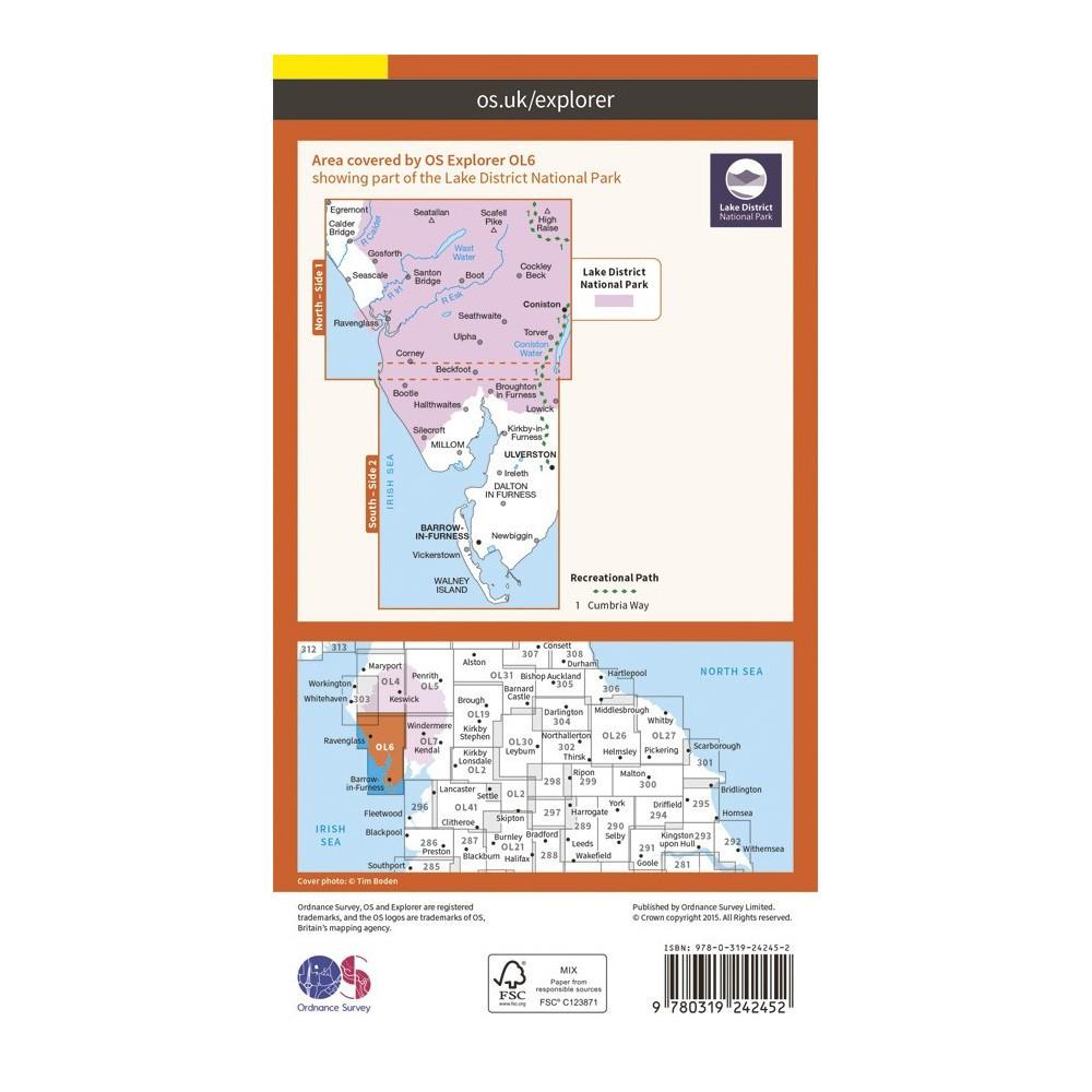 reverse side of the maps