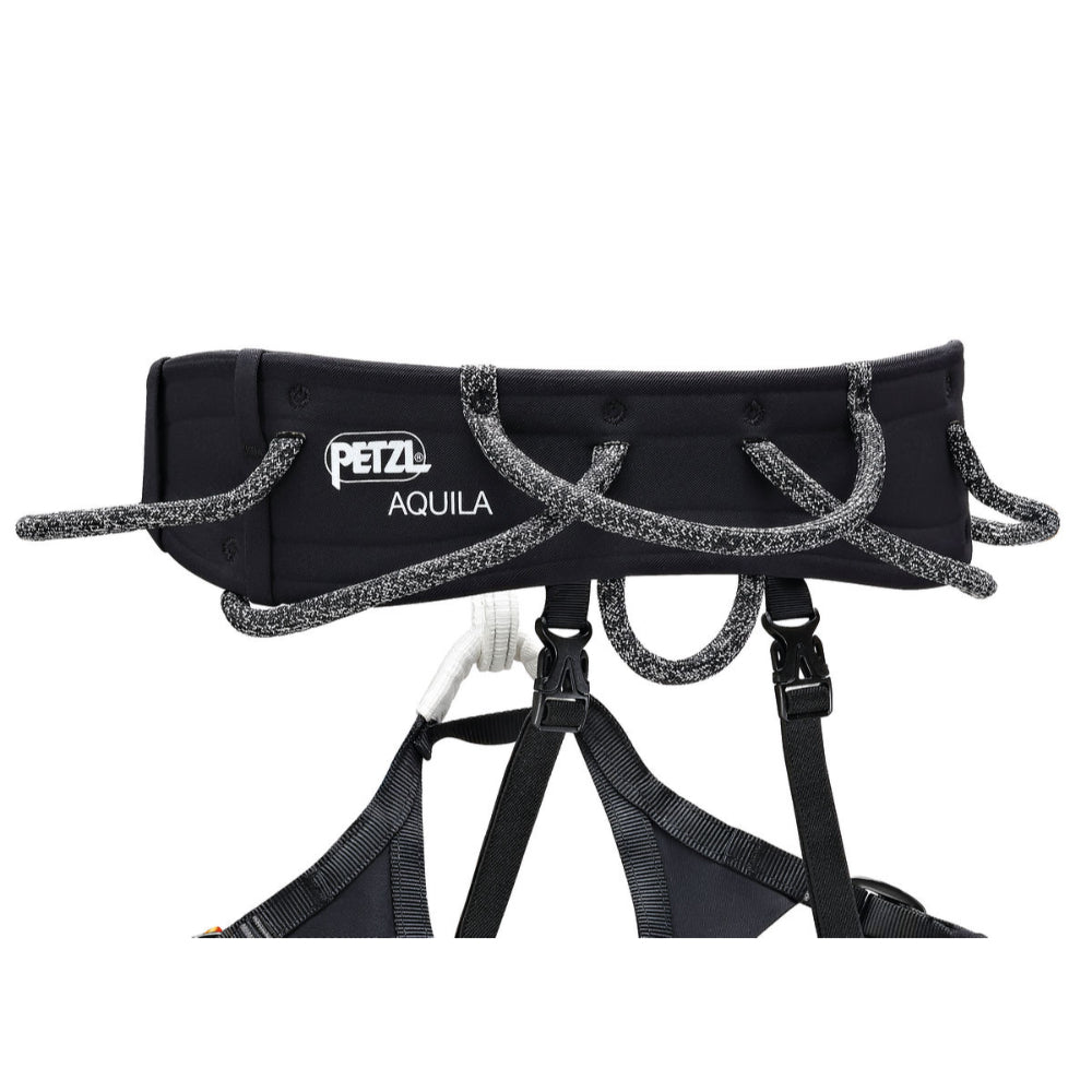 Petzl Aquila Harness, Black, Gear Loops