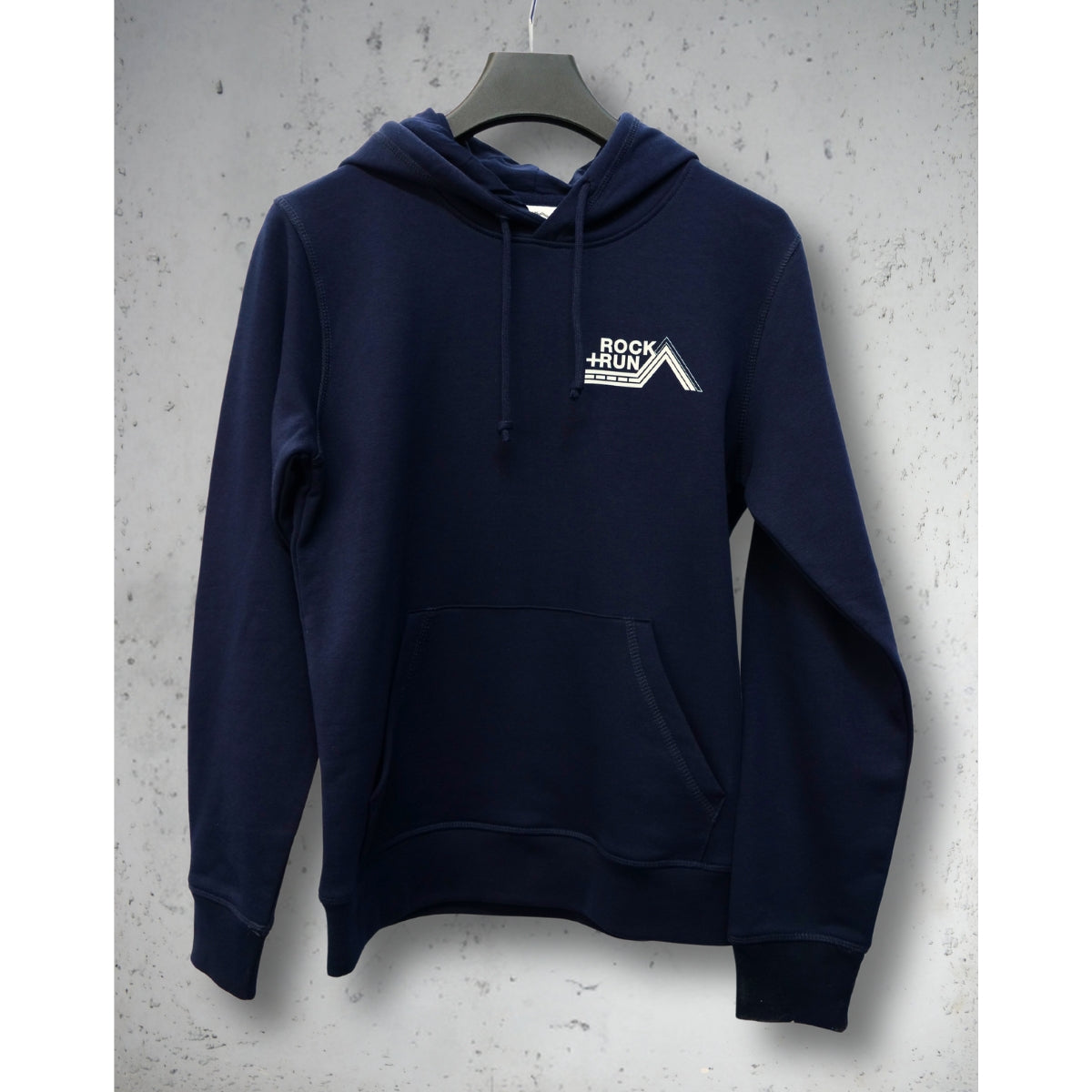 Rock+Run Retro Logo Hoodie French Navy