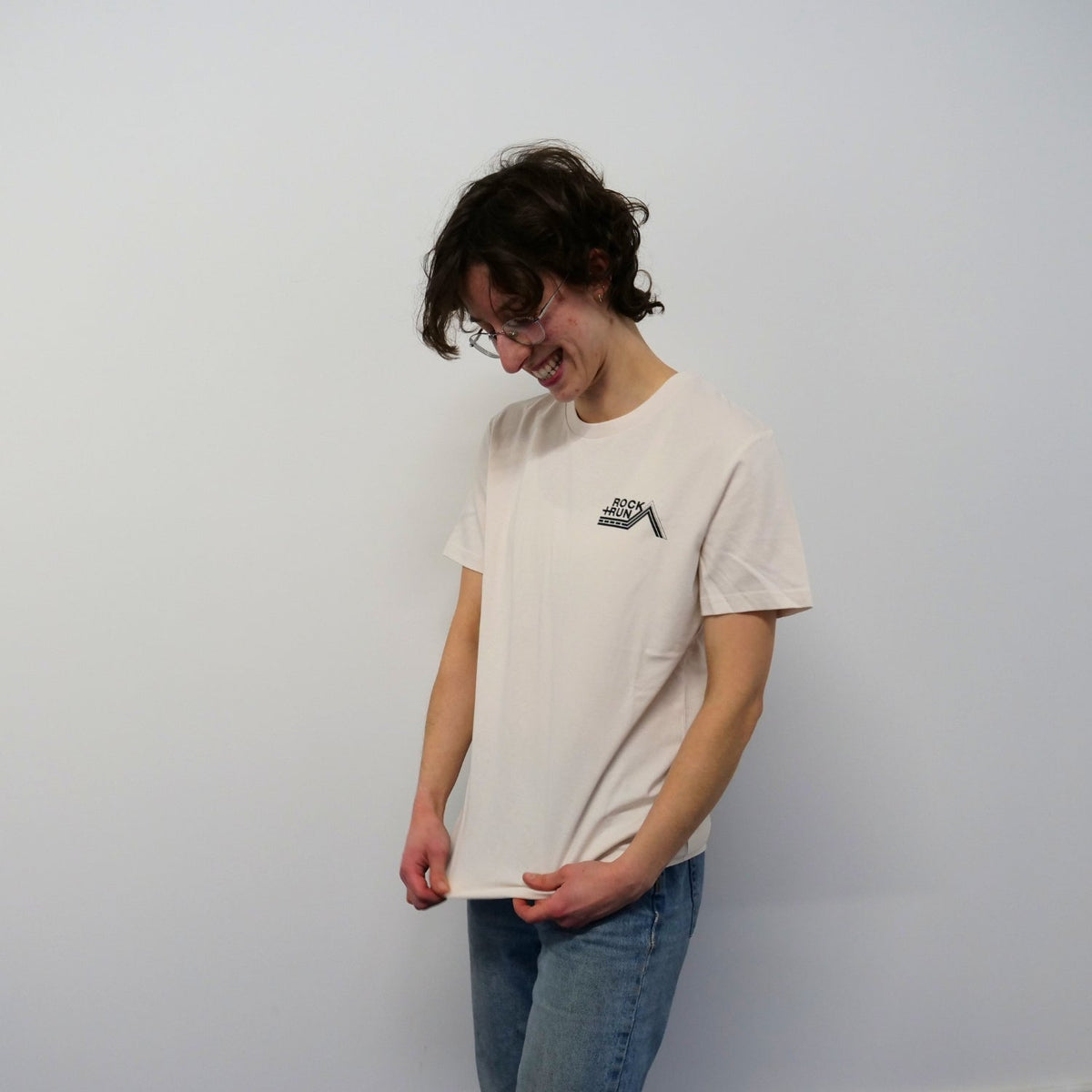 Rock+Run Retro Logo Organic Cotton T-Shirt - Unisex