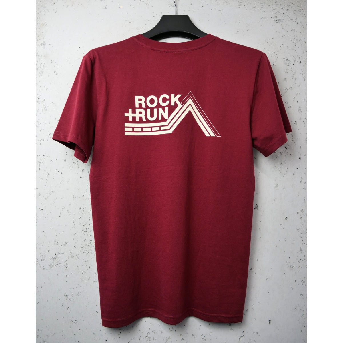 Rock+Run T-Shirt Back - Burgundy