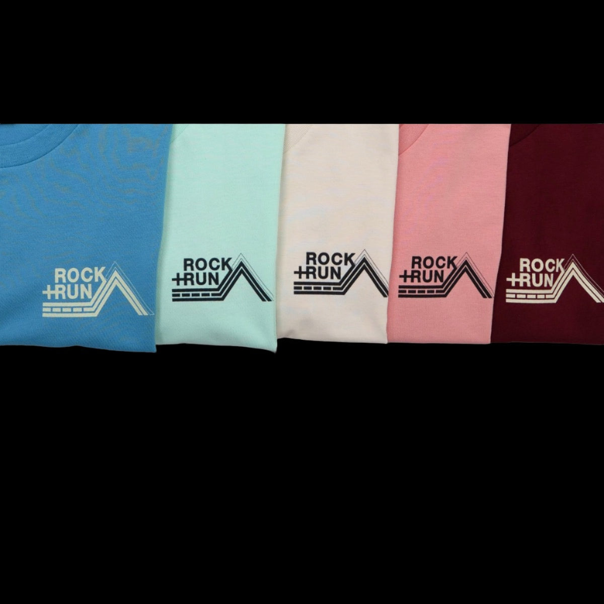 Rock+Run T-Shirt Front Logo - All Colours
