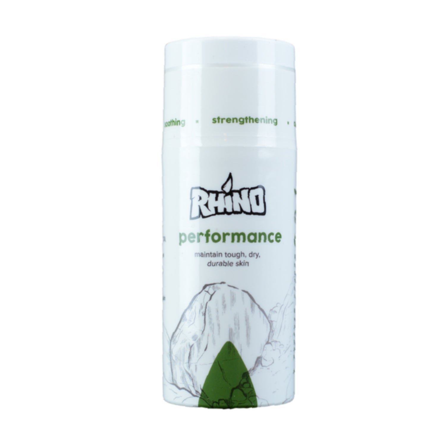 Rhino Performance skin care product on a white background